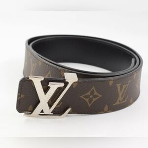 Louis Vuitton 40mm Monogram Leather Reversible Belt w/ LV Buckle SZ 40